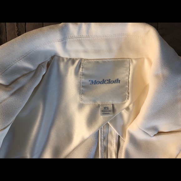 ModCloth ‘Aisle Be There’ Cream Blazer NWOT - Picture 5 of 5